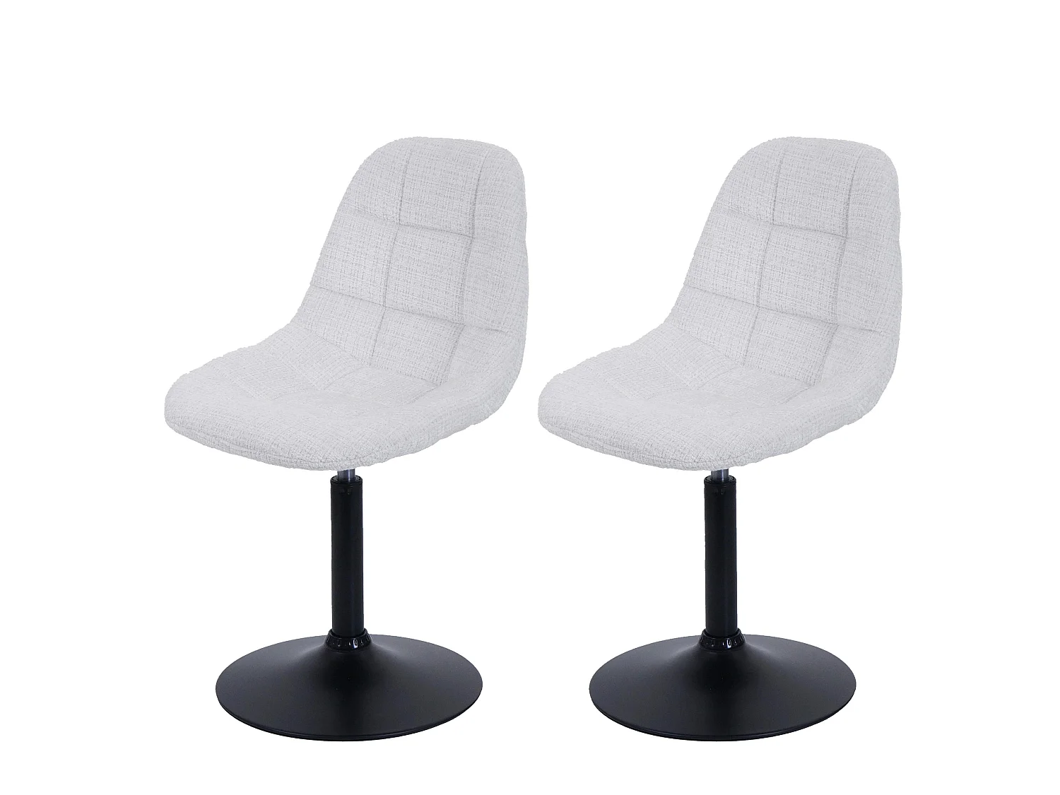 Chaise de salle à manger MCW-A60 (lot de 2),  crème