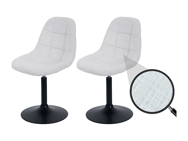 Cadeira de jantar MCW-A60 (conjunto de 2),  creme