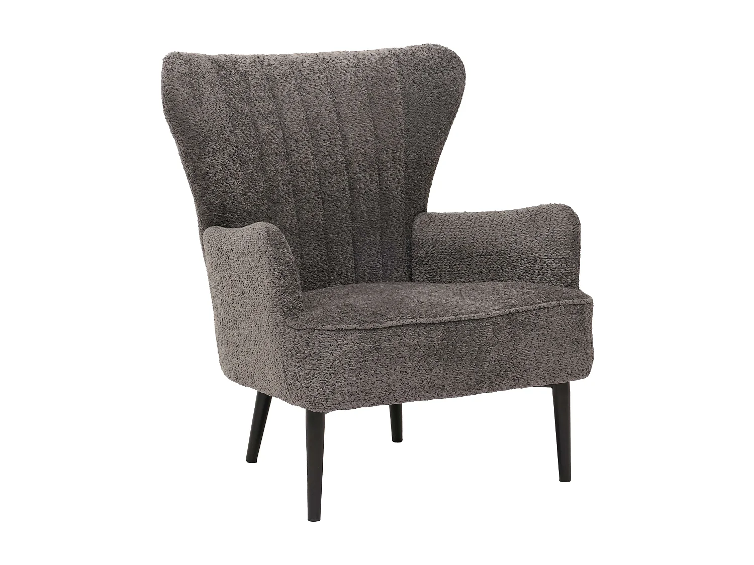 Loungefauteuil MCW-K37,  donkergrijs