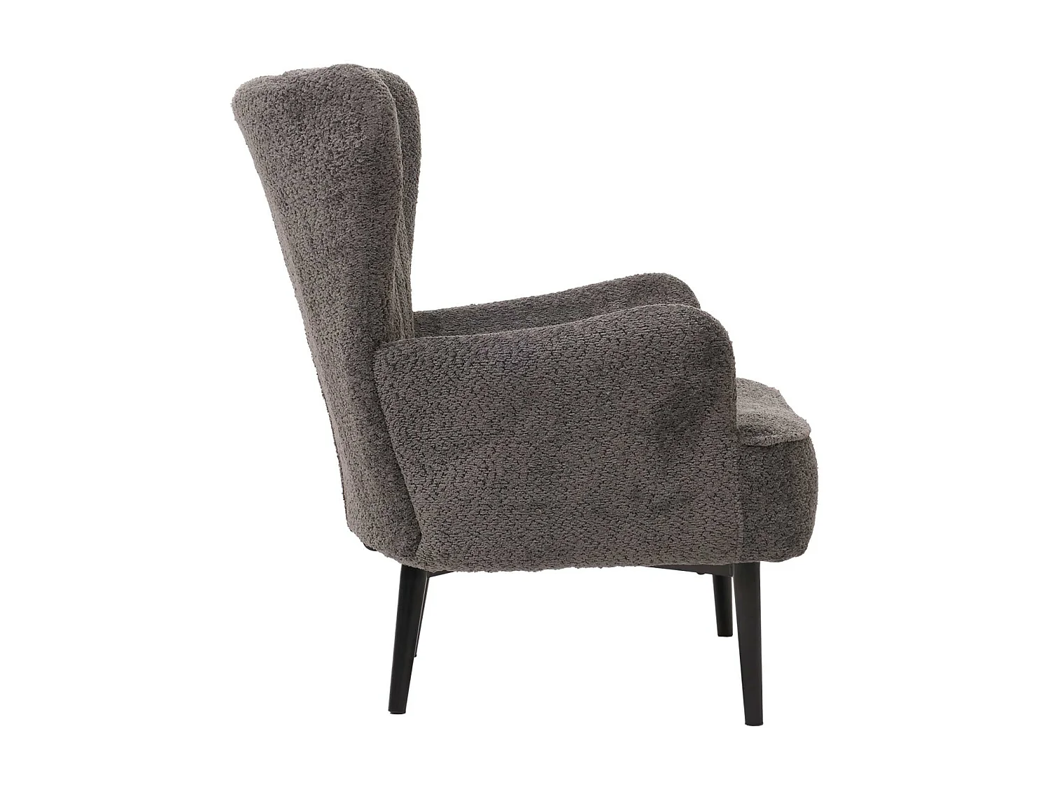 Loungefauteuil MCW-K37,  donkergrijs