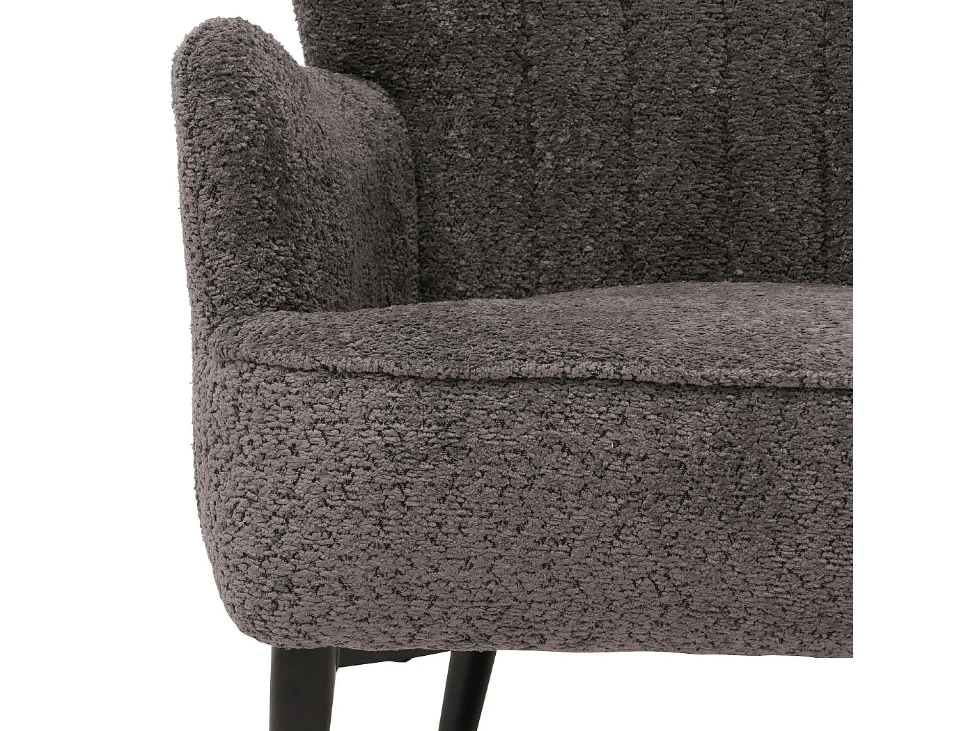 Loungefauteuil MCW-K37,  donkergrijs