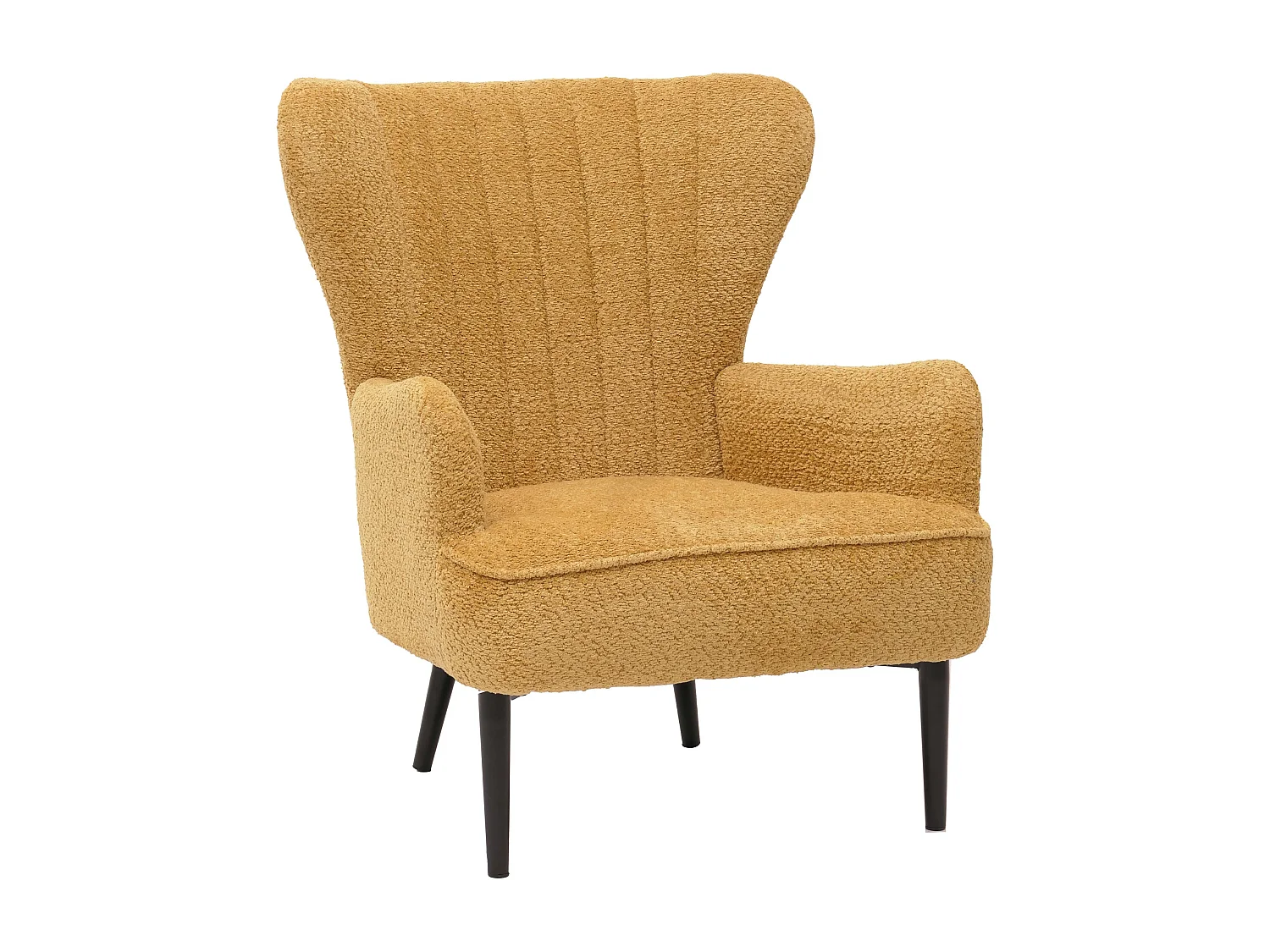 Fotel wypoczynkowy MCW-K37,  żółty