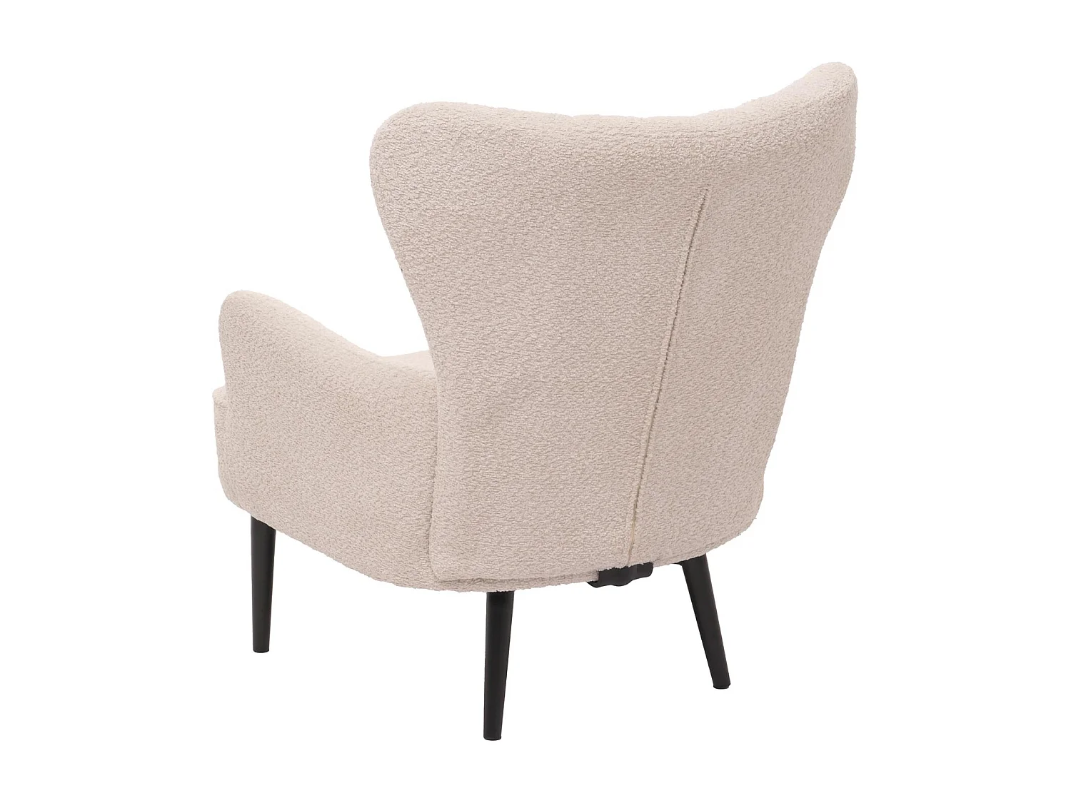 Fauteuil de salon MCW-K37,  crème-beige