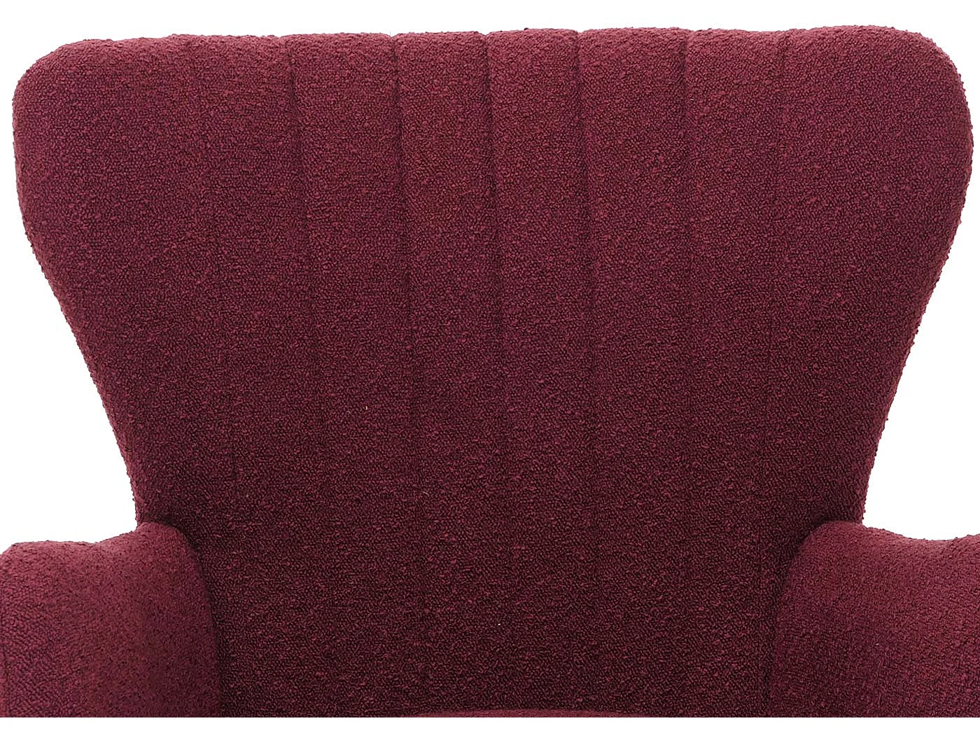 Fauteuil de salon MCW-K37,  bordeaux