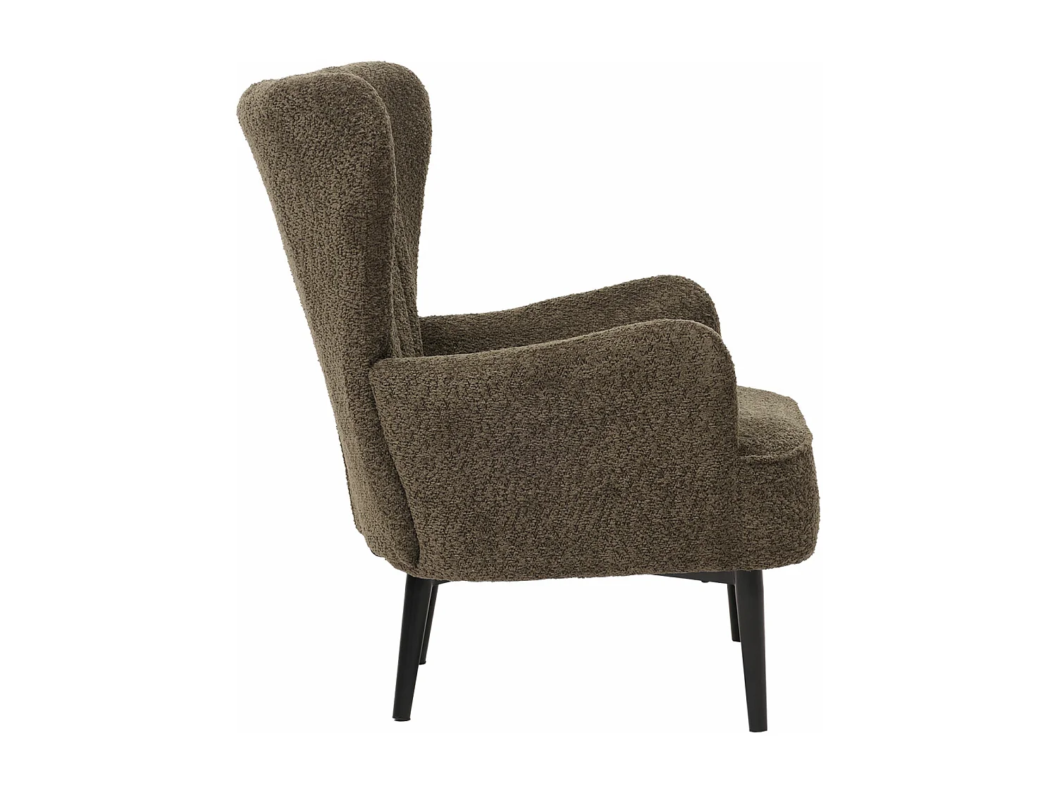 Loungefauteuil MCW-K37,  groen-bruin