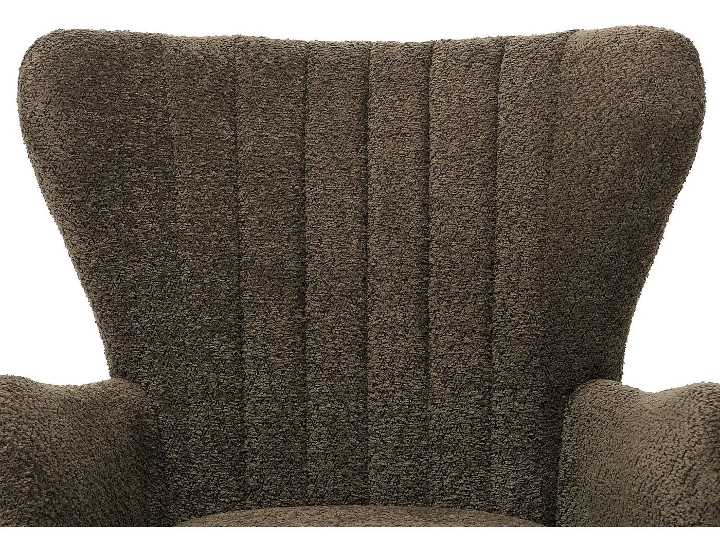 Loungefauteuil MCW-K37,  groen-bruin