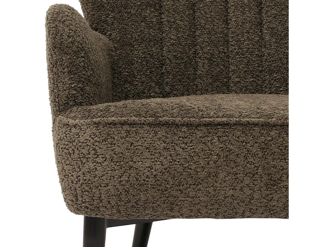 Loungefauteuil MCW-K37,  groen-bruin