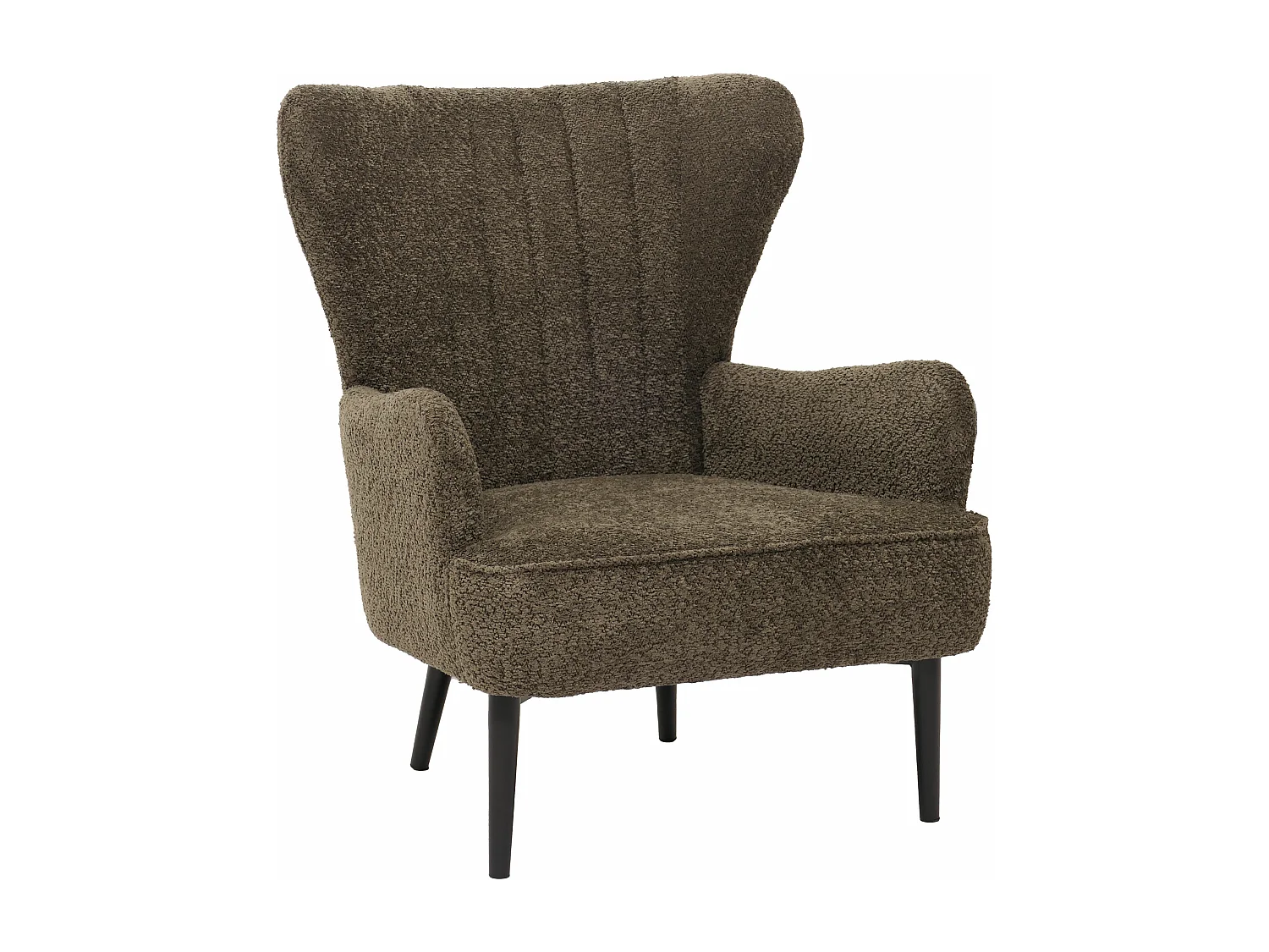 Lounge-Sessel MCW-K37, Grün-braun