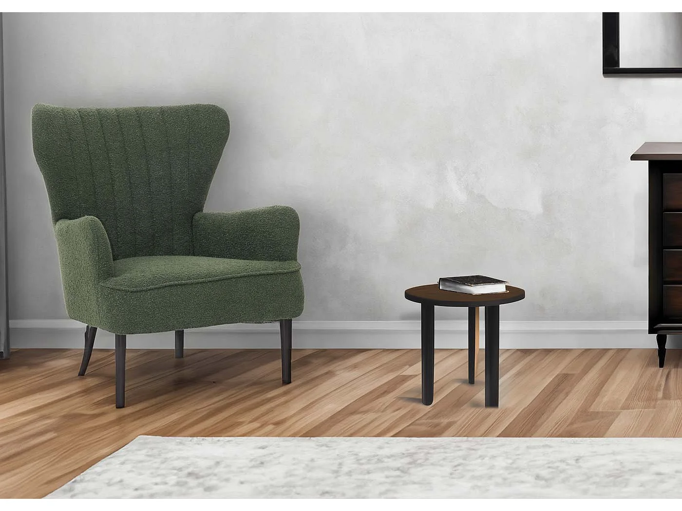 Cadeira lounge MCW-K37,  verde