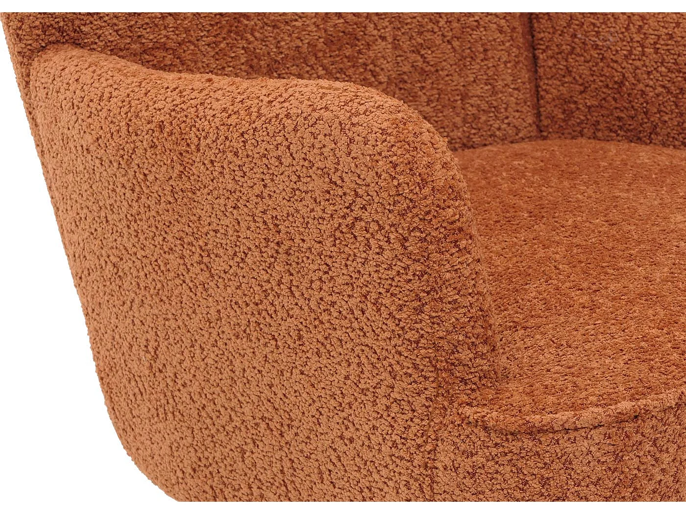 Fauteuil de salon MCW-K37,  orange