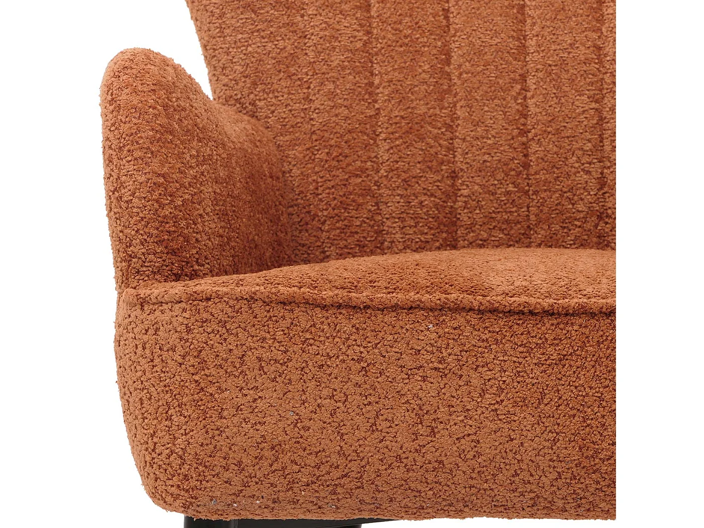 Fauteuil de salon MCW-K37,  orange