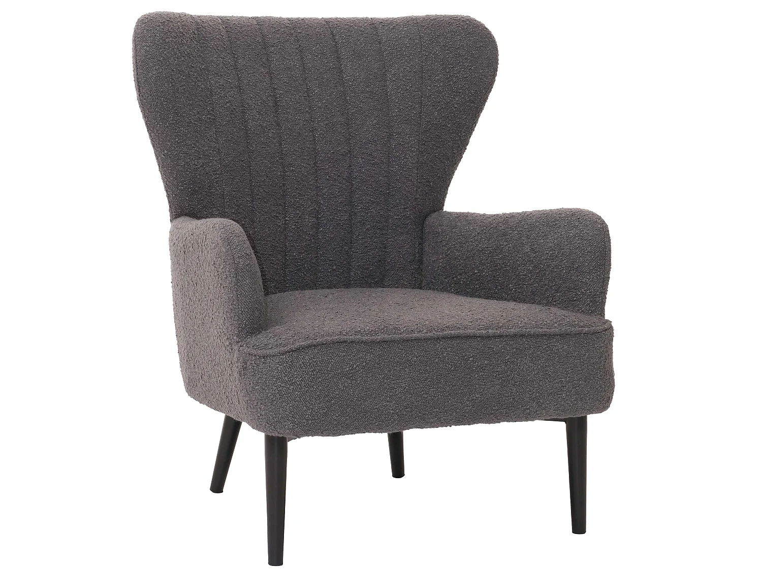 Loungefauteuil MCW-K37,  donkergrijs