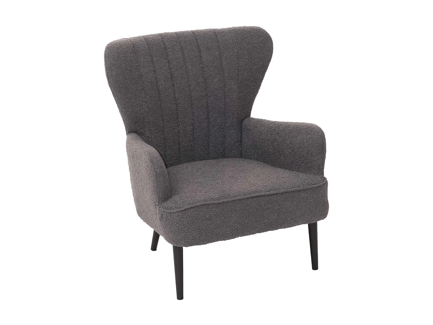 Loungefauteuil MCW-K37,  donkergrijs