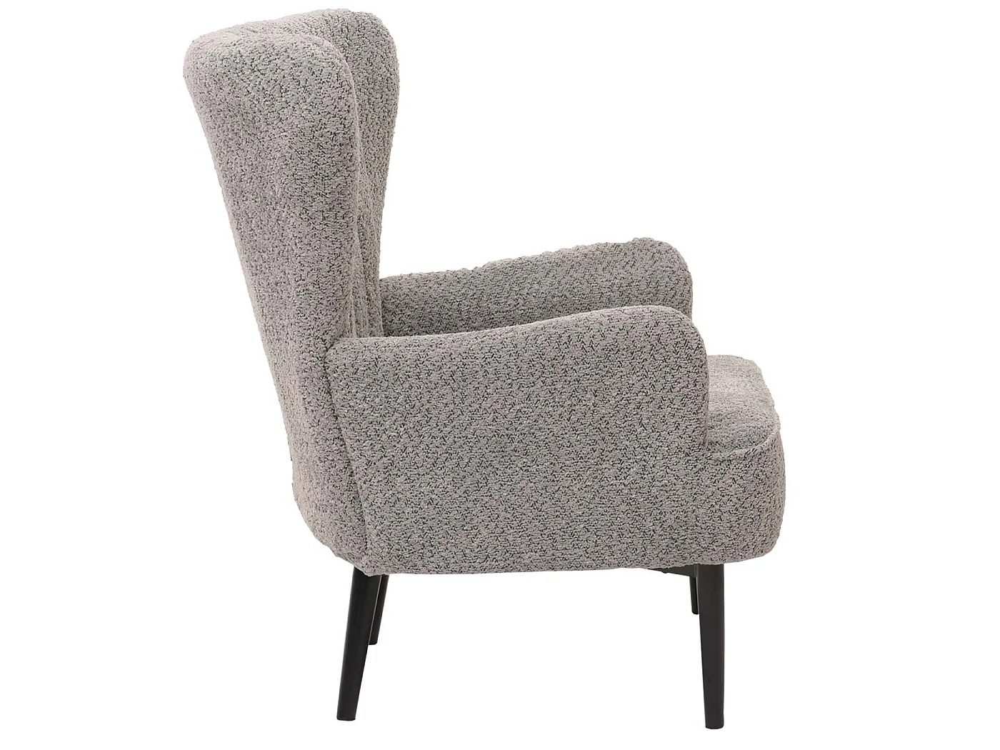 Fauteuil de salon MCW-K37,  gris