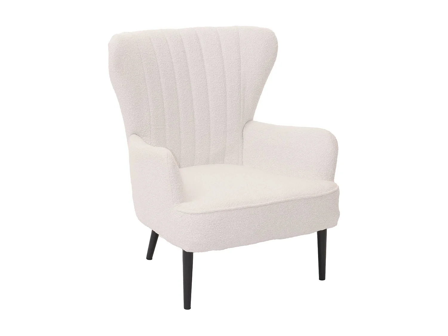 Fauteuil de salon MCW-K37,  blanc