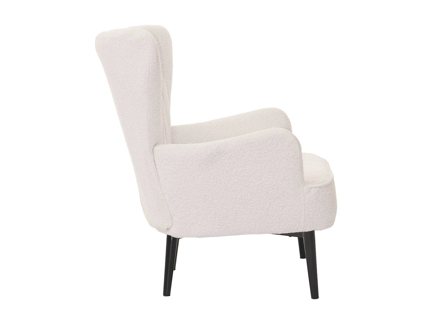 Fauteuil de salon MCW-K37,  blanc