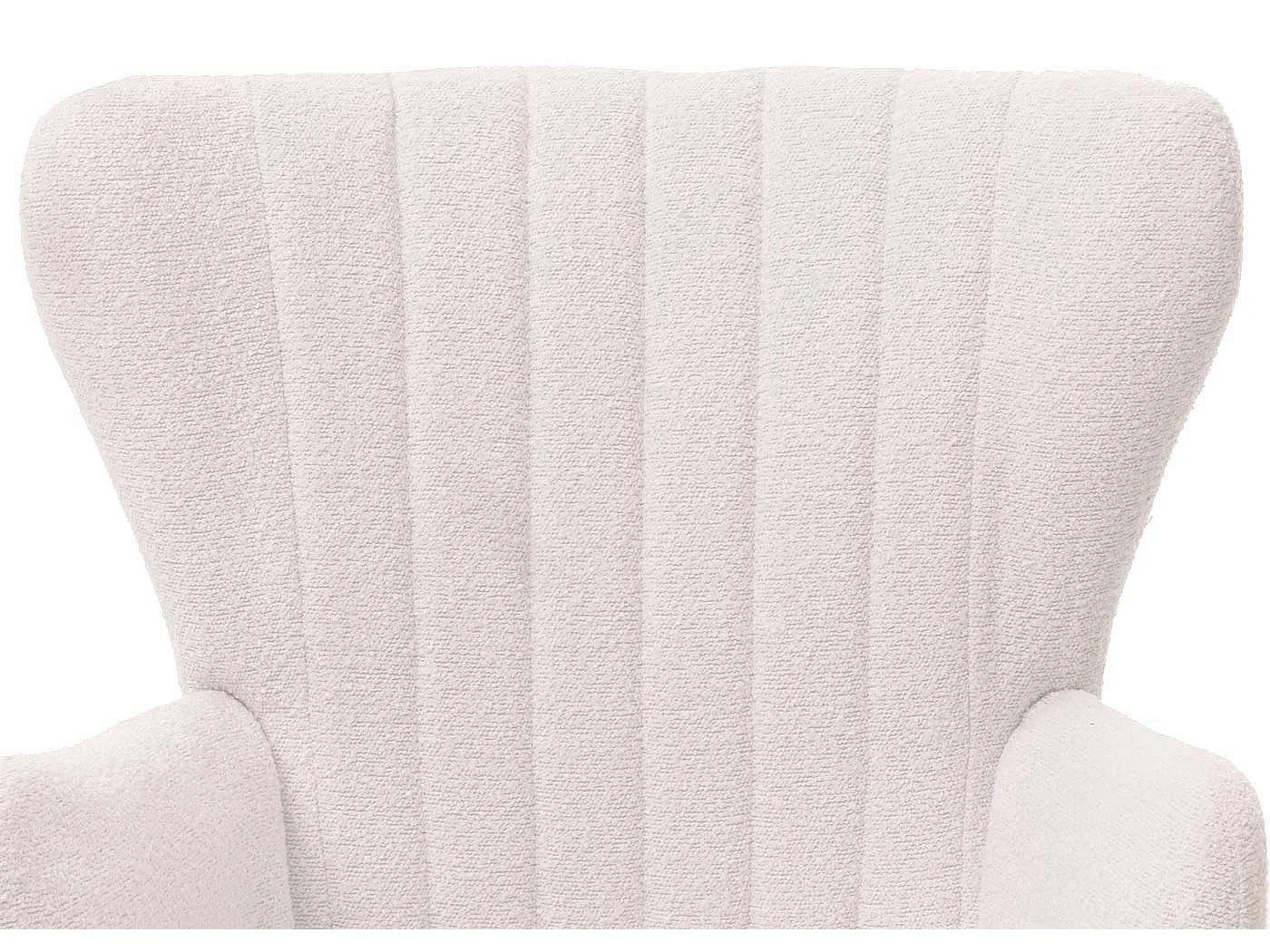 Fauteuil de salon MCW-K37,  blanc