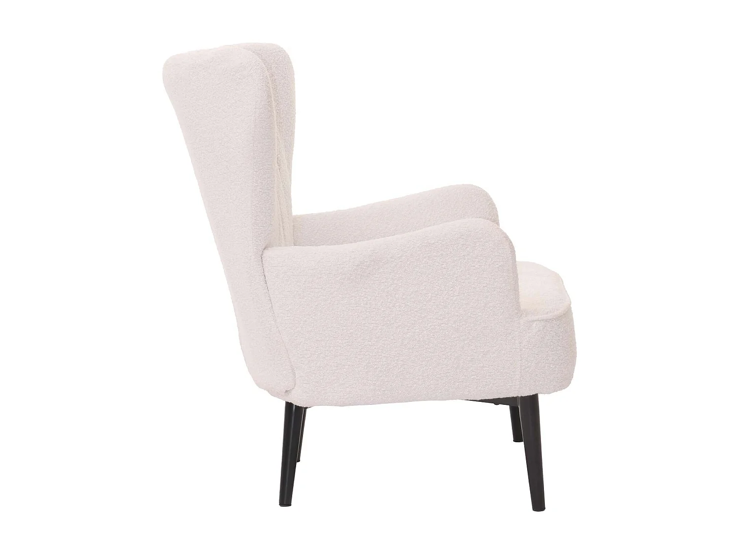 Fauteuil de salon MCW-K37,  blanc