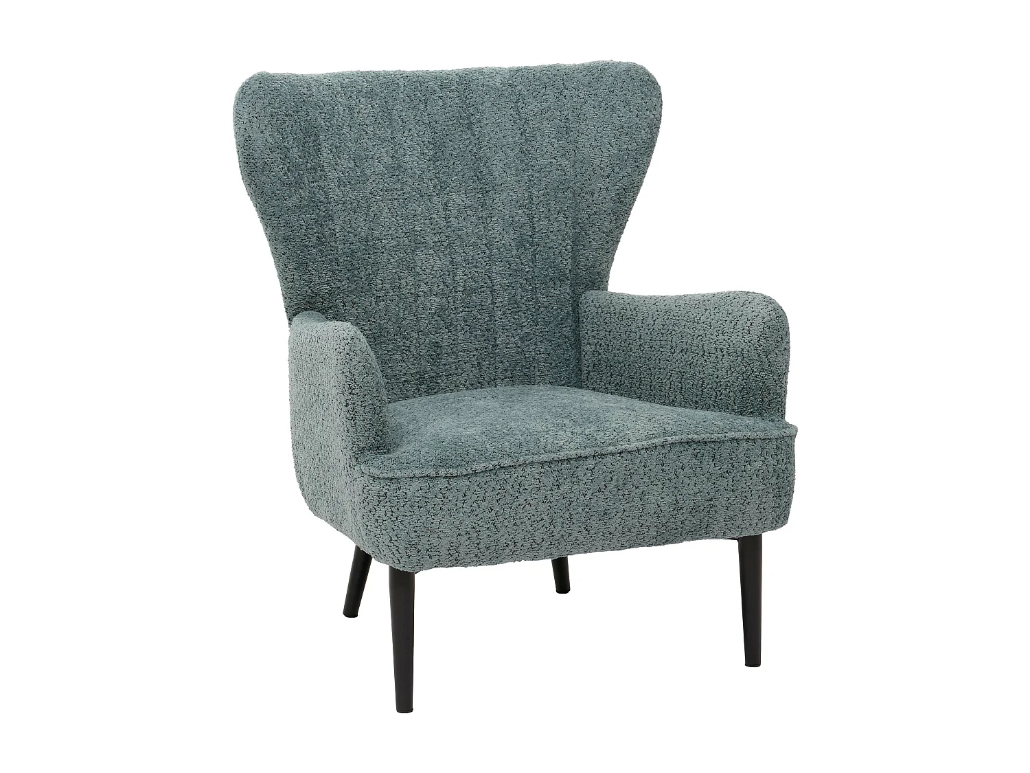 Loungefauteuil MCW-K37,  blauwgroen