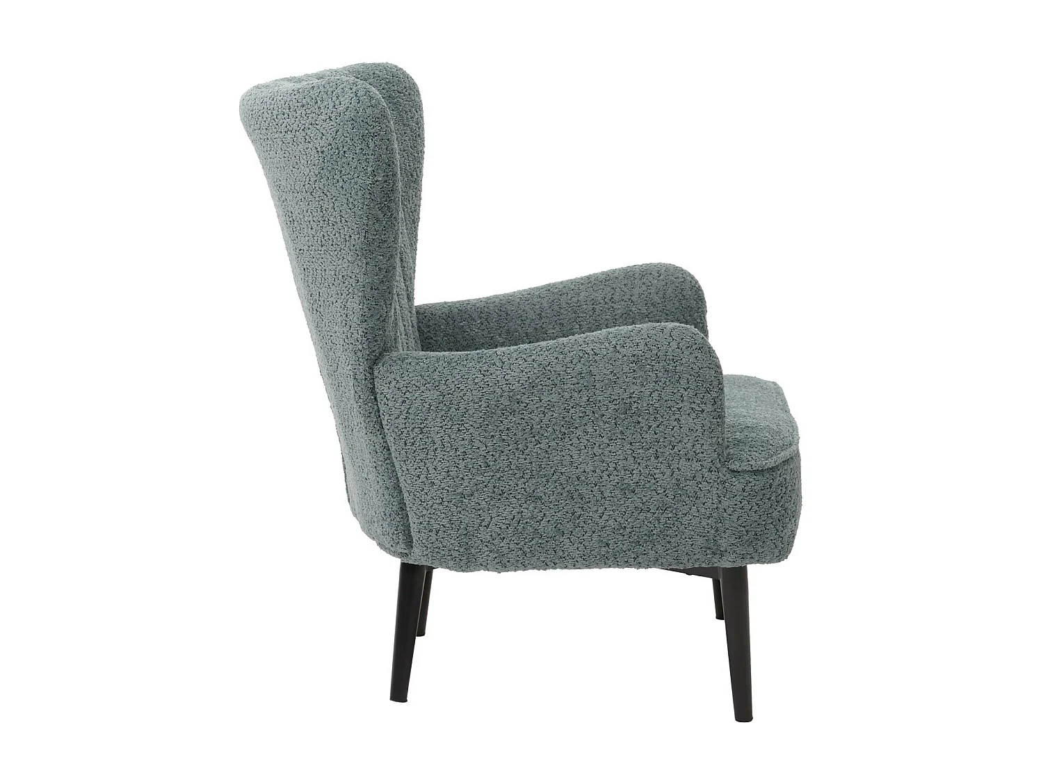 Loungefauteuil MCW-K37,  blauwgroen