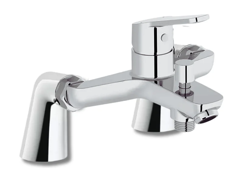Mitigeur baignoire mécanique JACOB DELAFON Aimé chromé avec colonnettes
