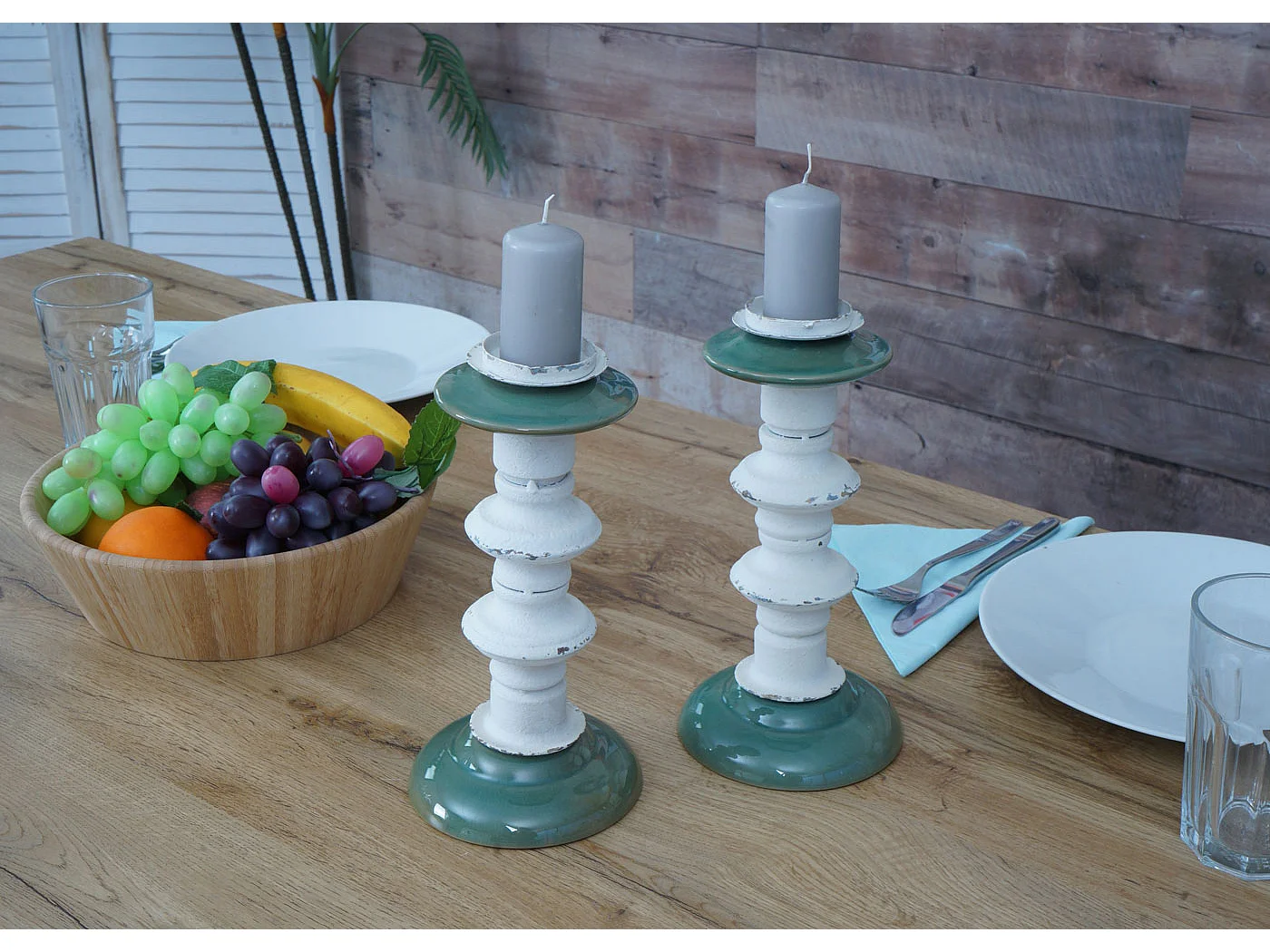 Lot de 2 bougeoirs MCW-N36