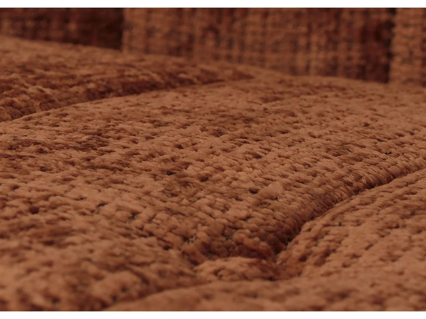 Fotel bujany MCW-K10,  terakota, stelaż w kolorze orzecha włoskiego