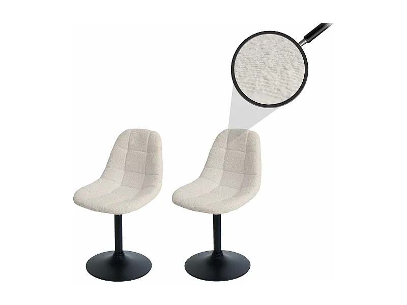 Eetkamerstoel MCW-A60 (set van 2),  beige