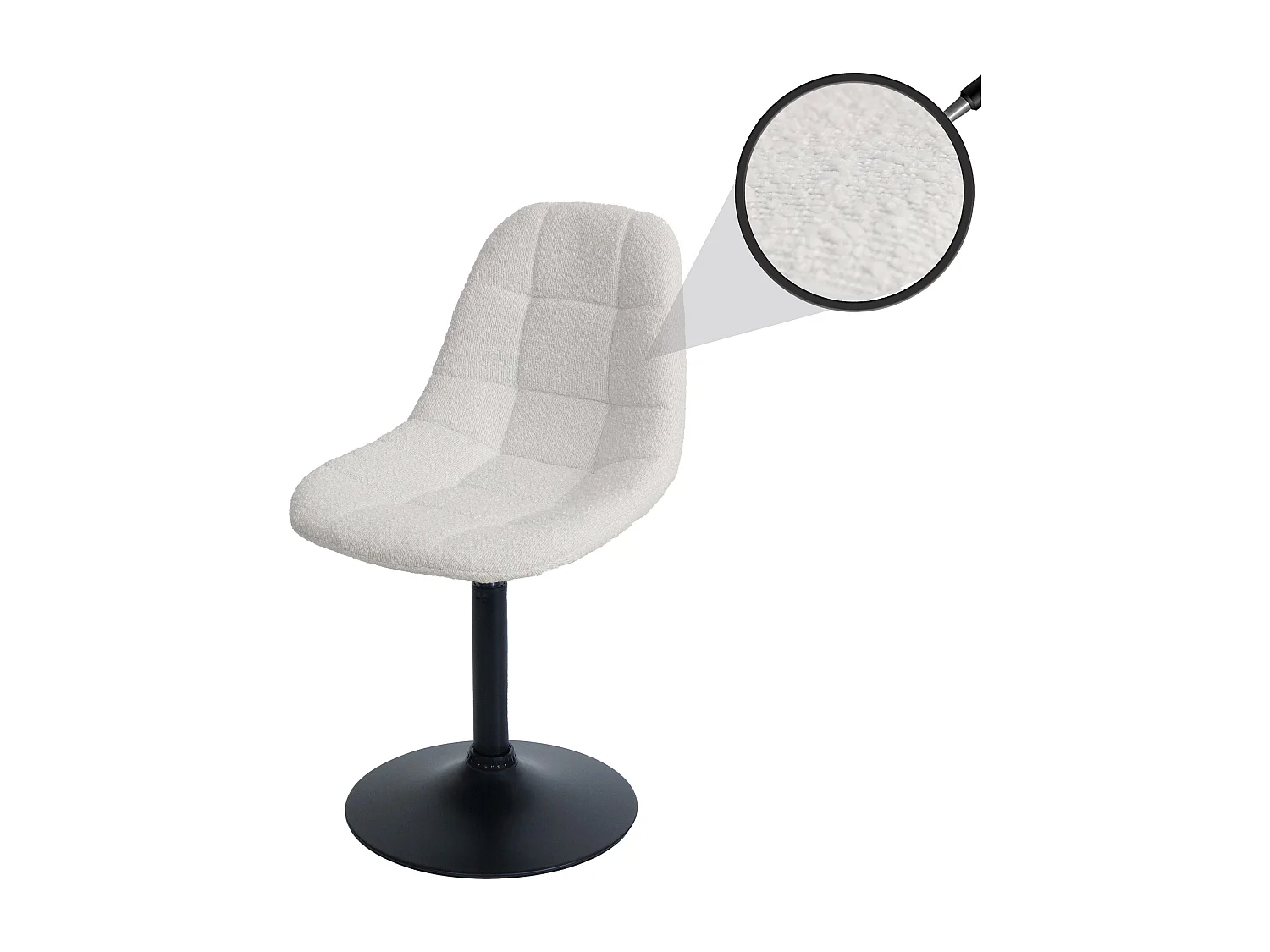 Chaise de salle à manger MCW-A60,  crème