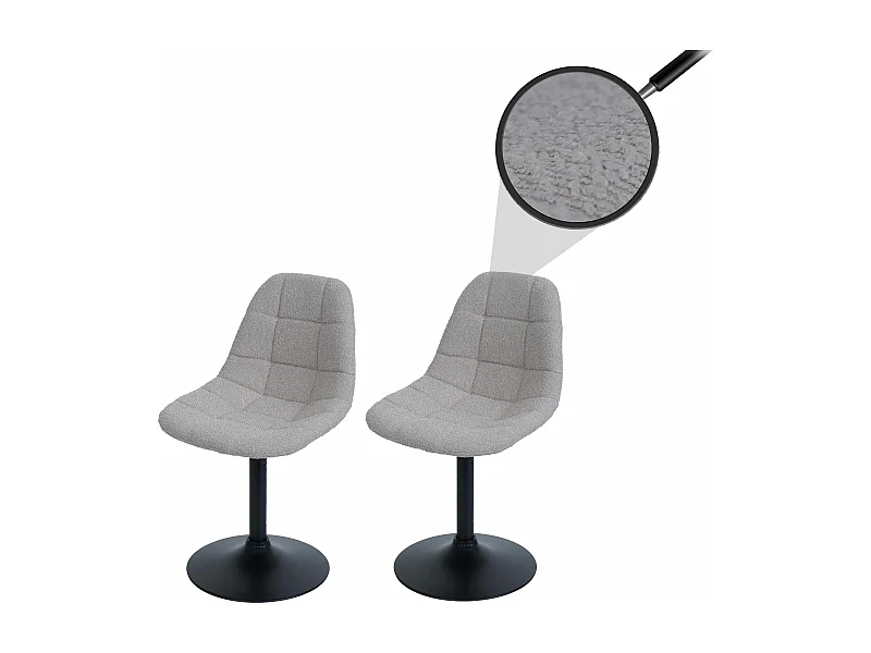 Eetkamerstoel MCW-A60 (set van 2),  taupe