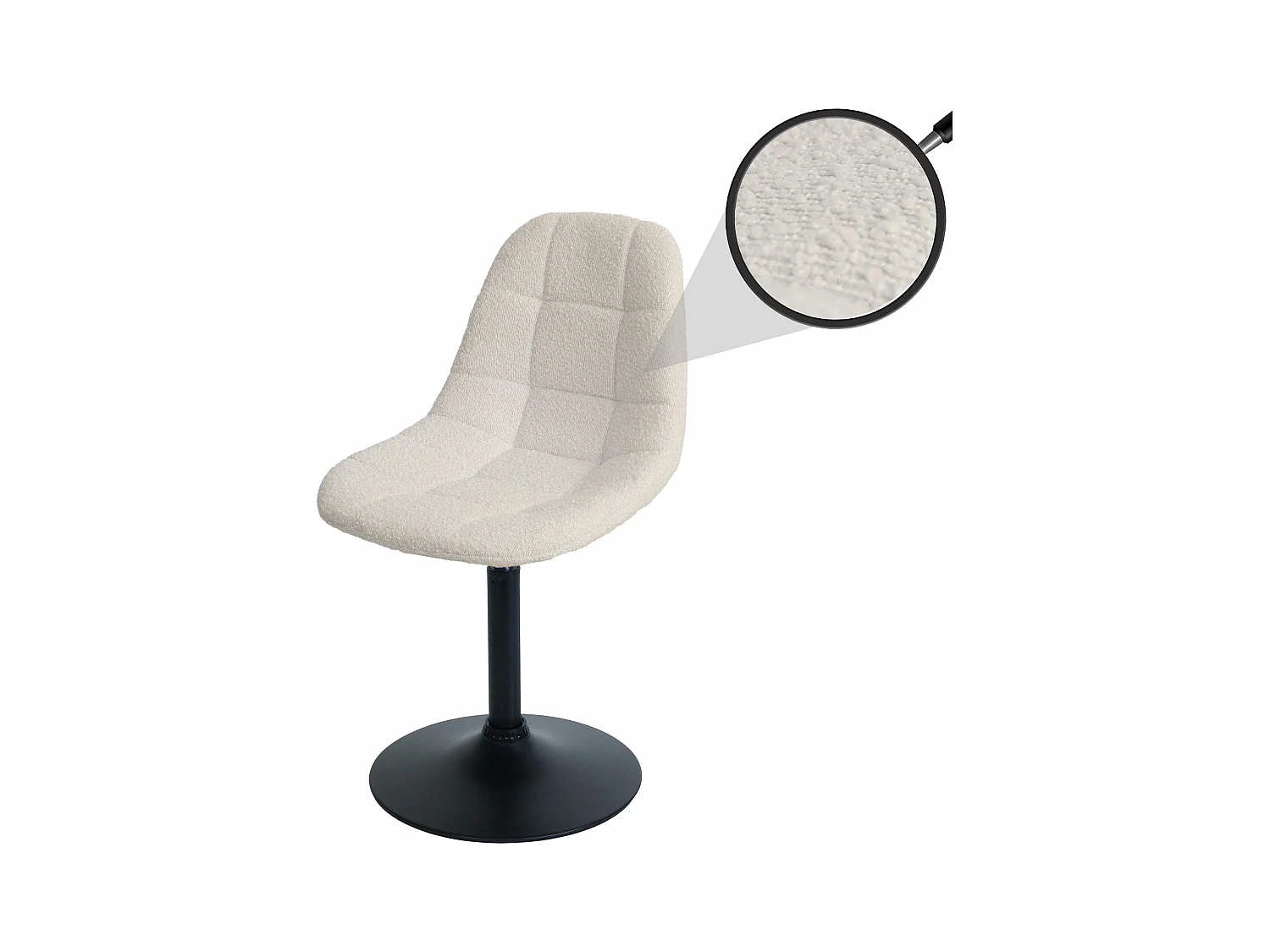 Chaise de salle à manger MCW-A60,  beige