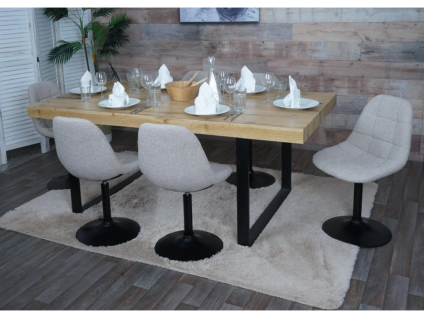 Cadeira de jantar MCW-A60,  taupe