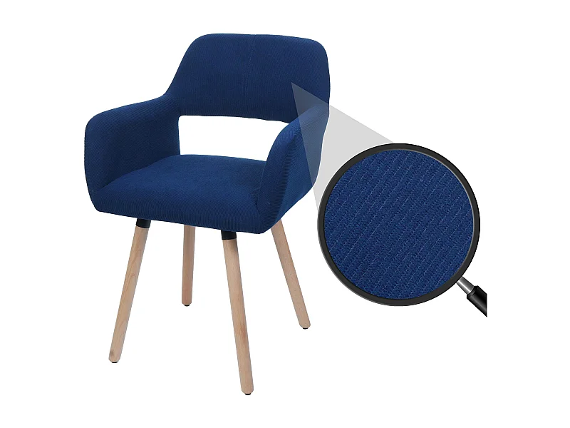 Eetkamerstoel MCW-A50 II,  blauw