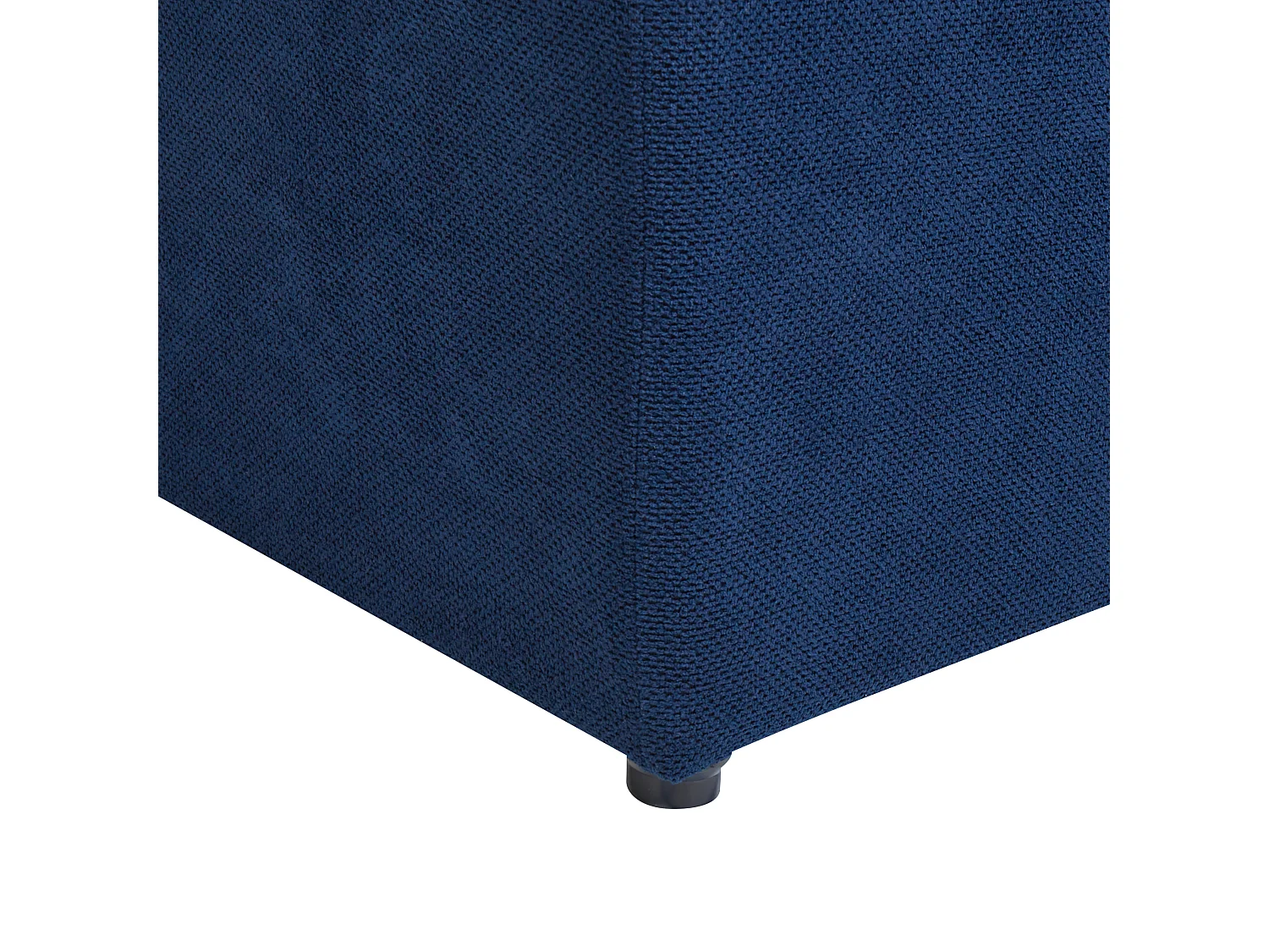 Pouf de rangement OREM Tissu Bleu marine