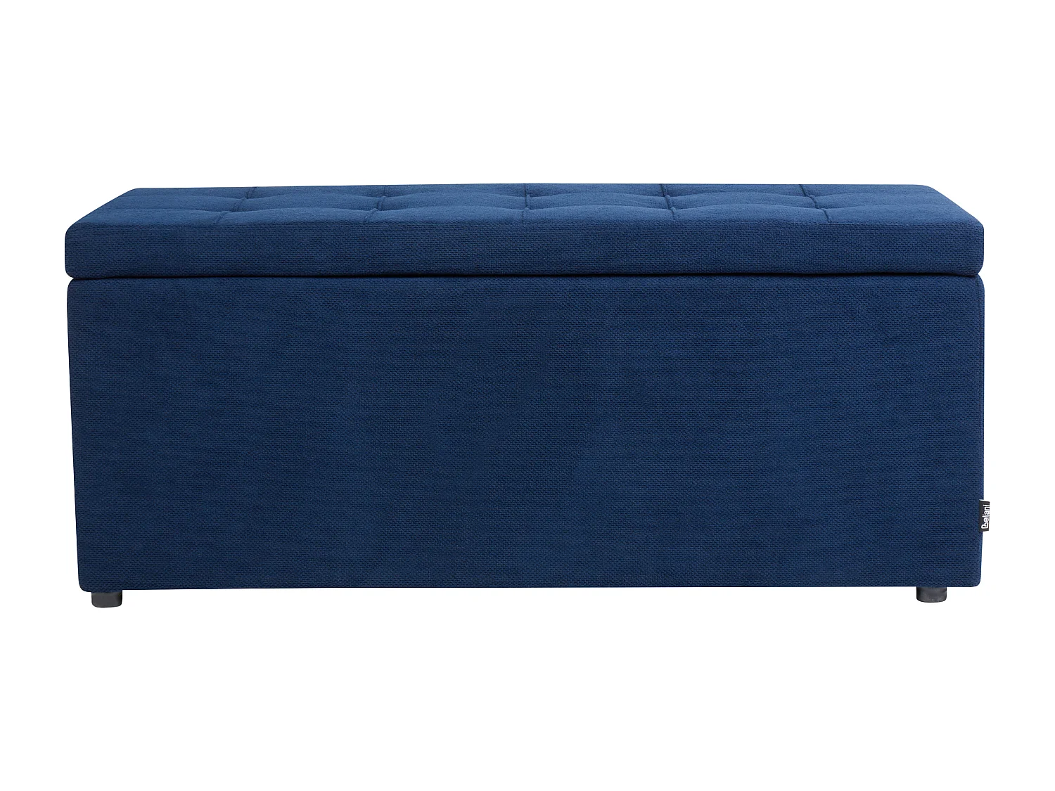 Ottomano contenitore OREM Tessuto Blu marino