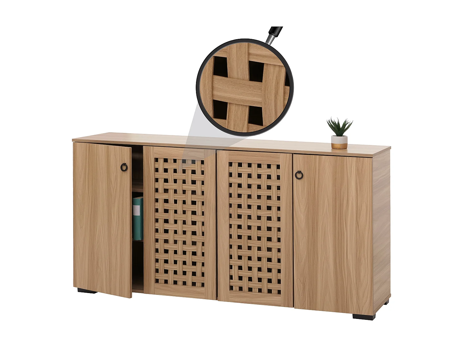 Dressoir MCW-N87,  bruin