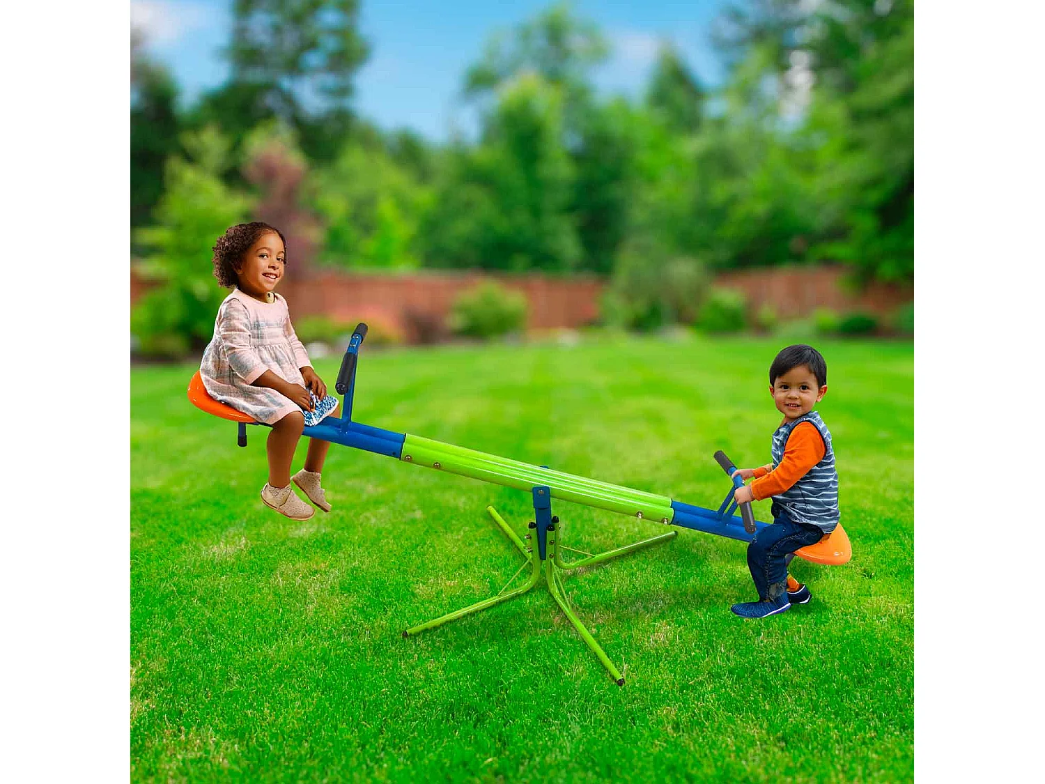 Olywee - Balancín giratorio 360° para niños 3-8 años