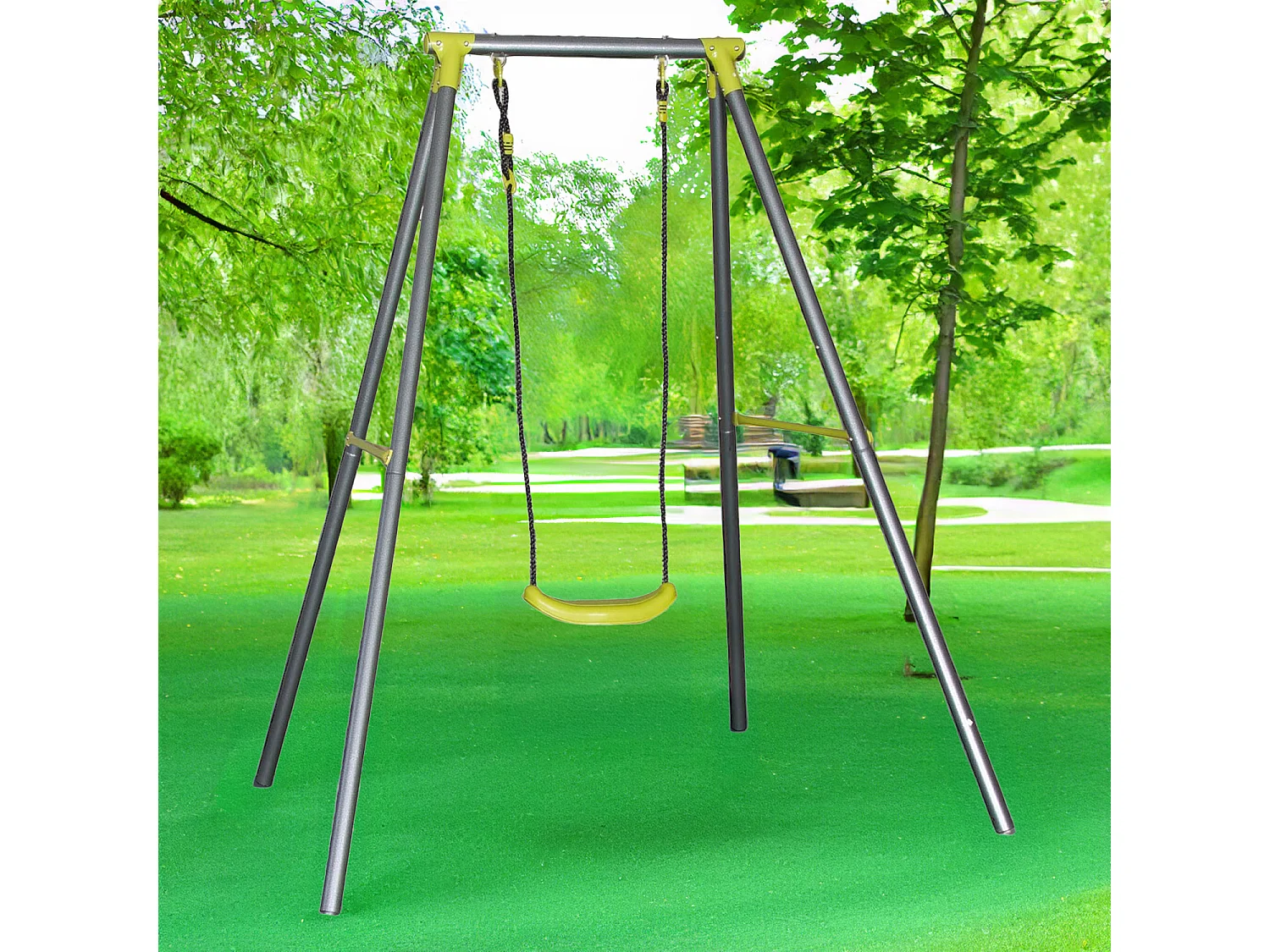 Allegra - Balançoire de jardin pour enfants 3-12 ans