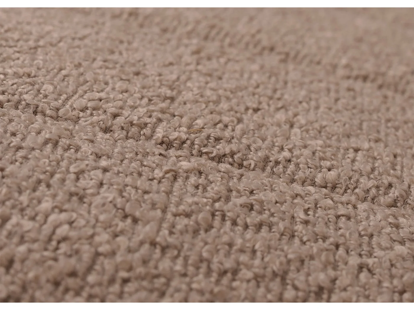 Fotel bujany MCW-K10,  kolor taupe, stelaż w kolorze orzecha włoskiego