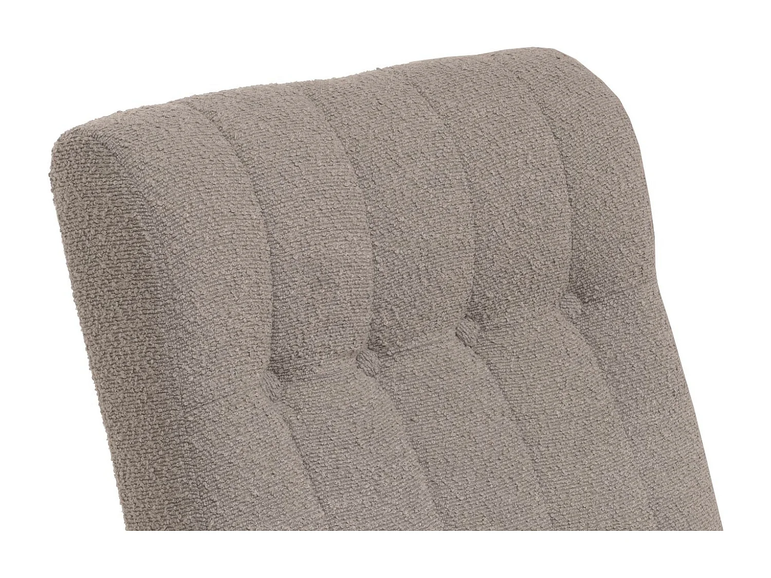 Fotel bujany MCW-K10,  szary, stelaż naturalny