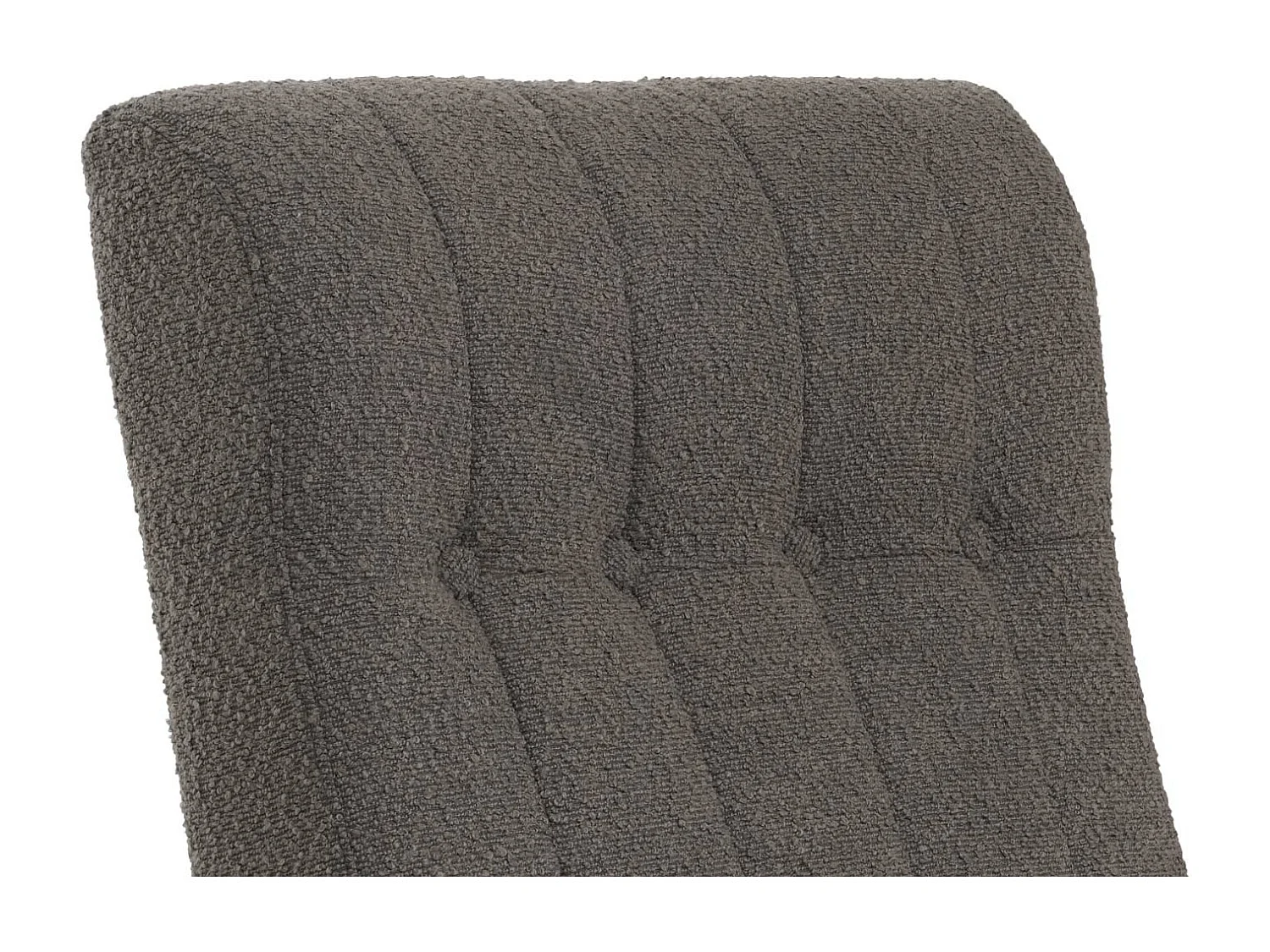 Fauteuil à bascule MCW-K10,  gris foncé, structure aspect noyer