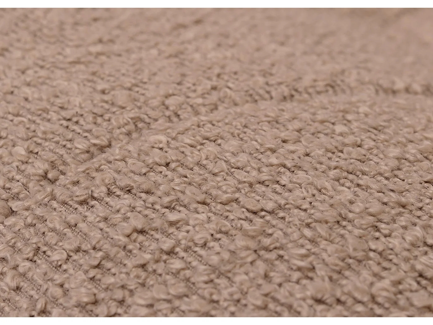 Fauteuil à bascule MCW-K10,  taupe, piètement naturel