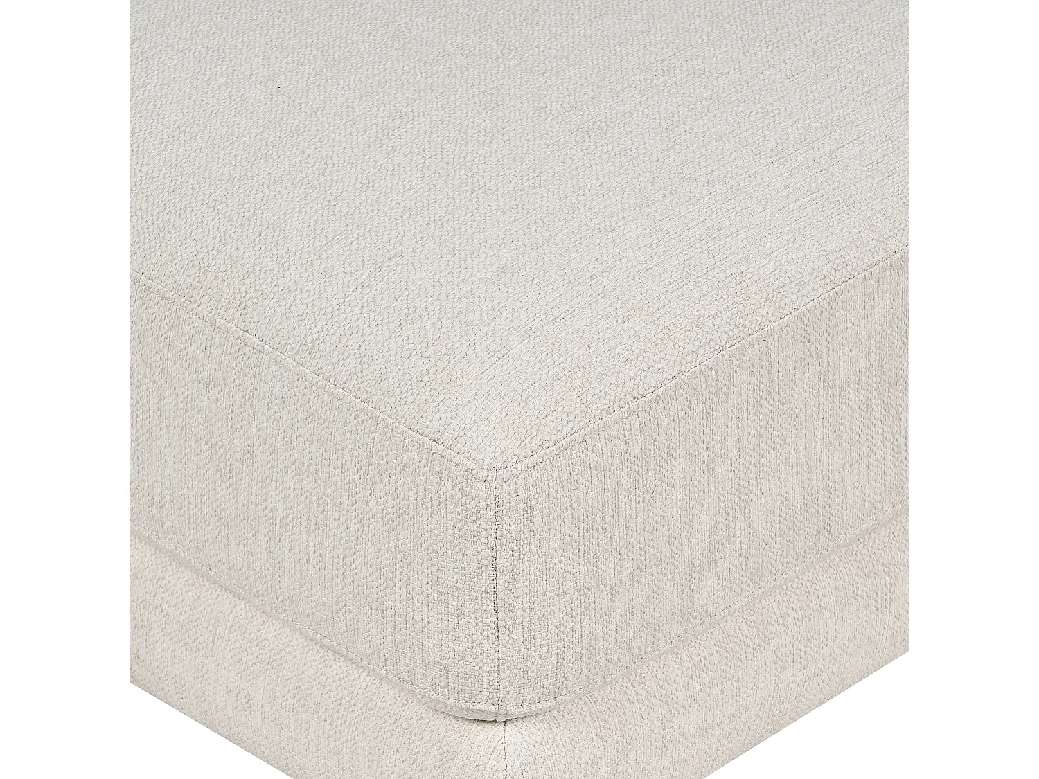Ottoman SIGTUNA Tissu Blanc cassé