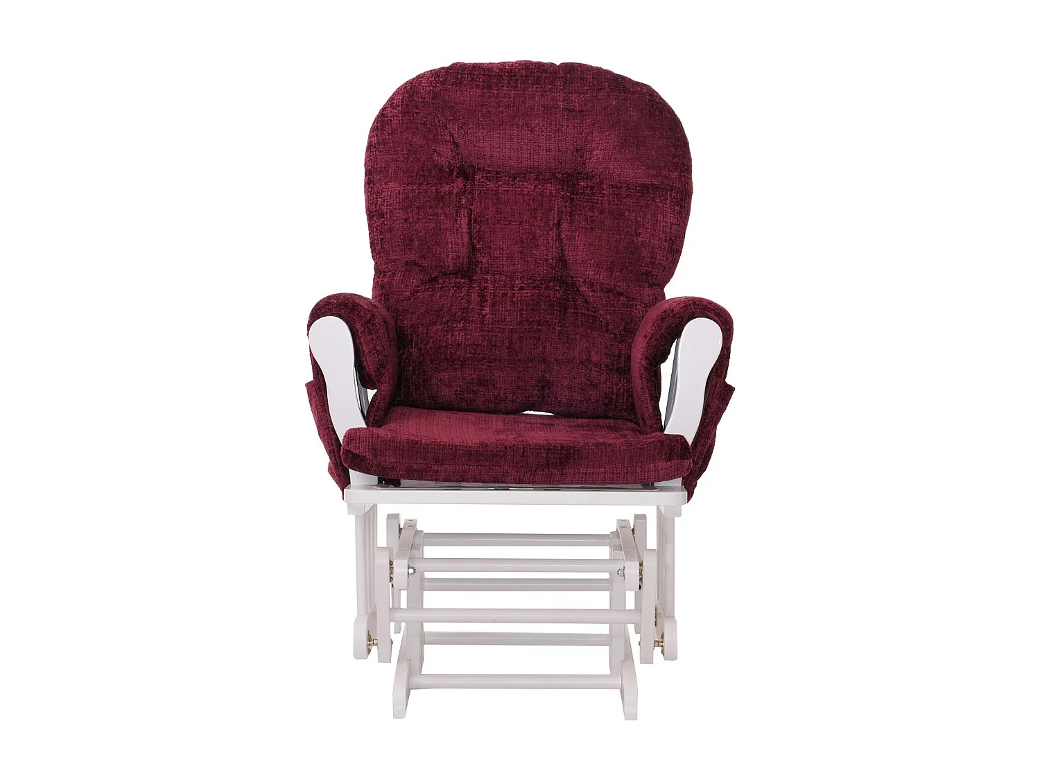Relaxfauteuil MCW-C76,  bordeaux, frame wit