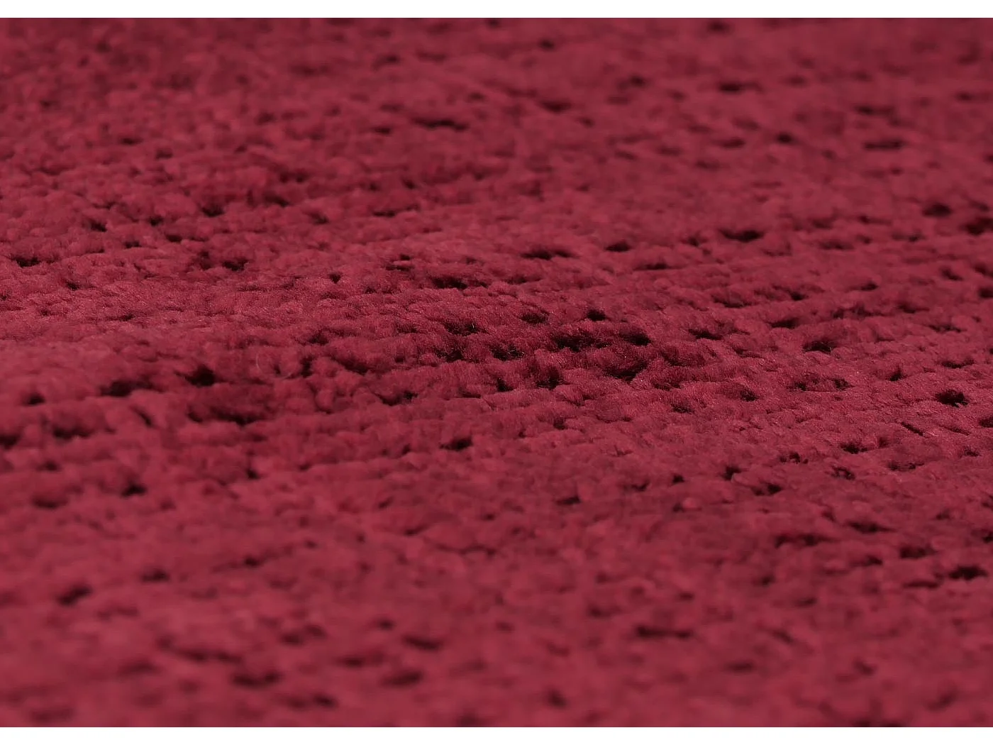 Fauteuil de relaxation MCW-C76,  bordeaux, piètement blanc