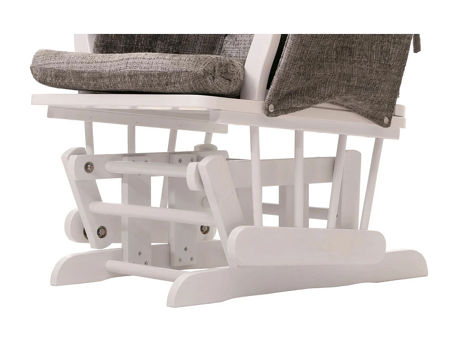 Leżanka MCW-C76,  jasnoszary, biała rama