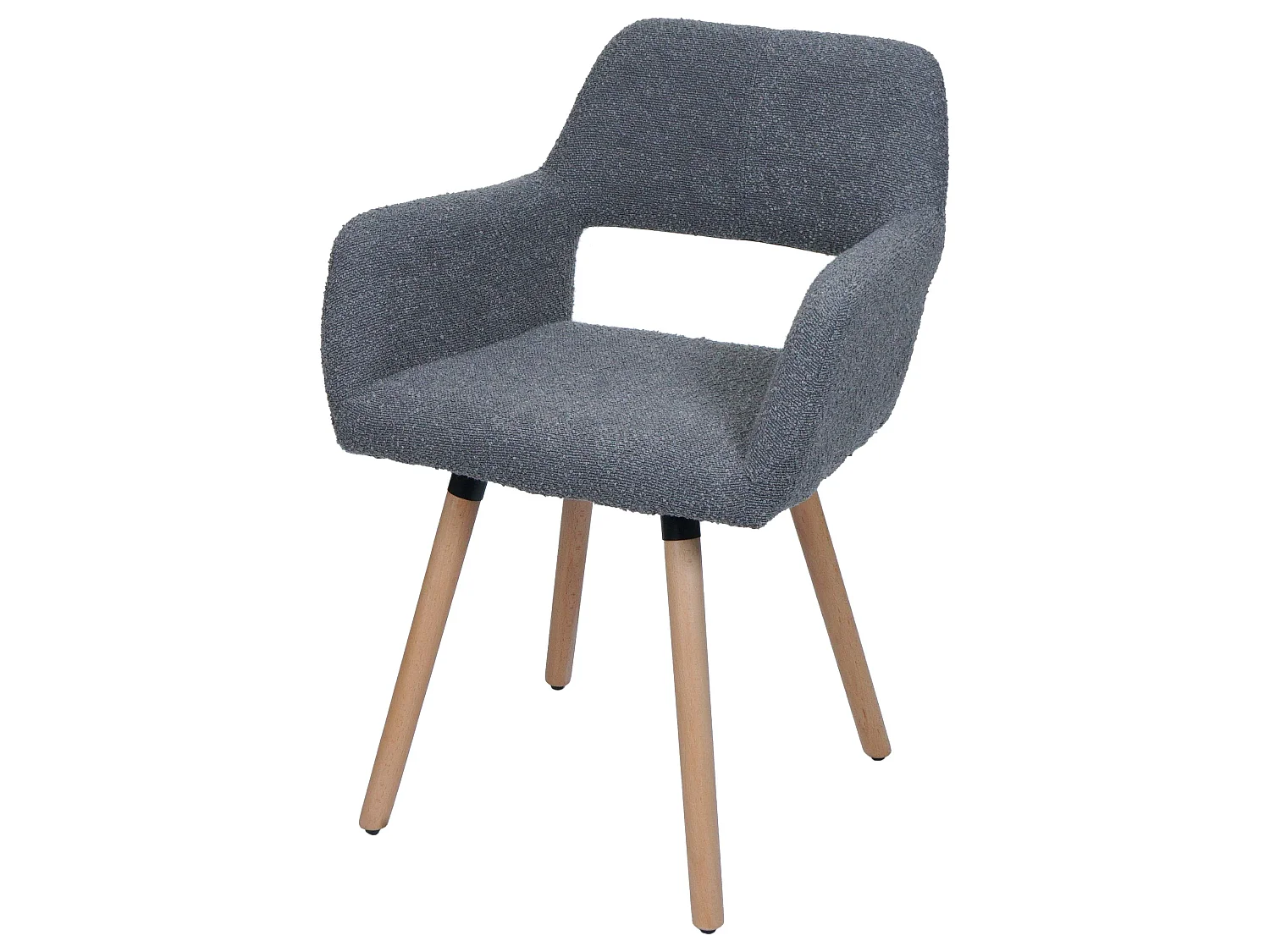 Chaise de salle à manger MCW-A50 II,  gris foncé