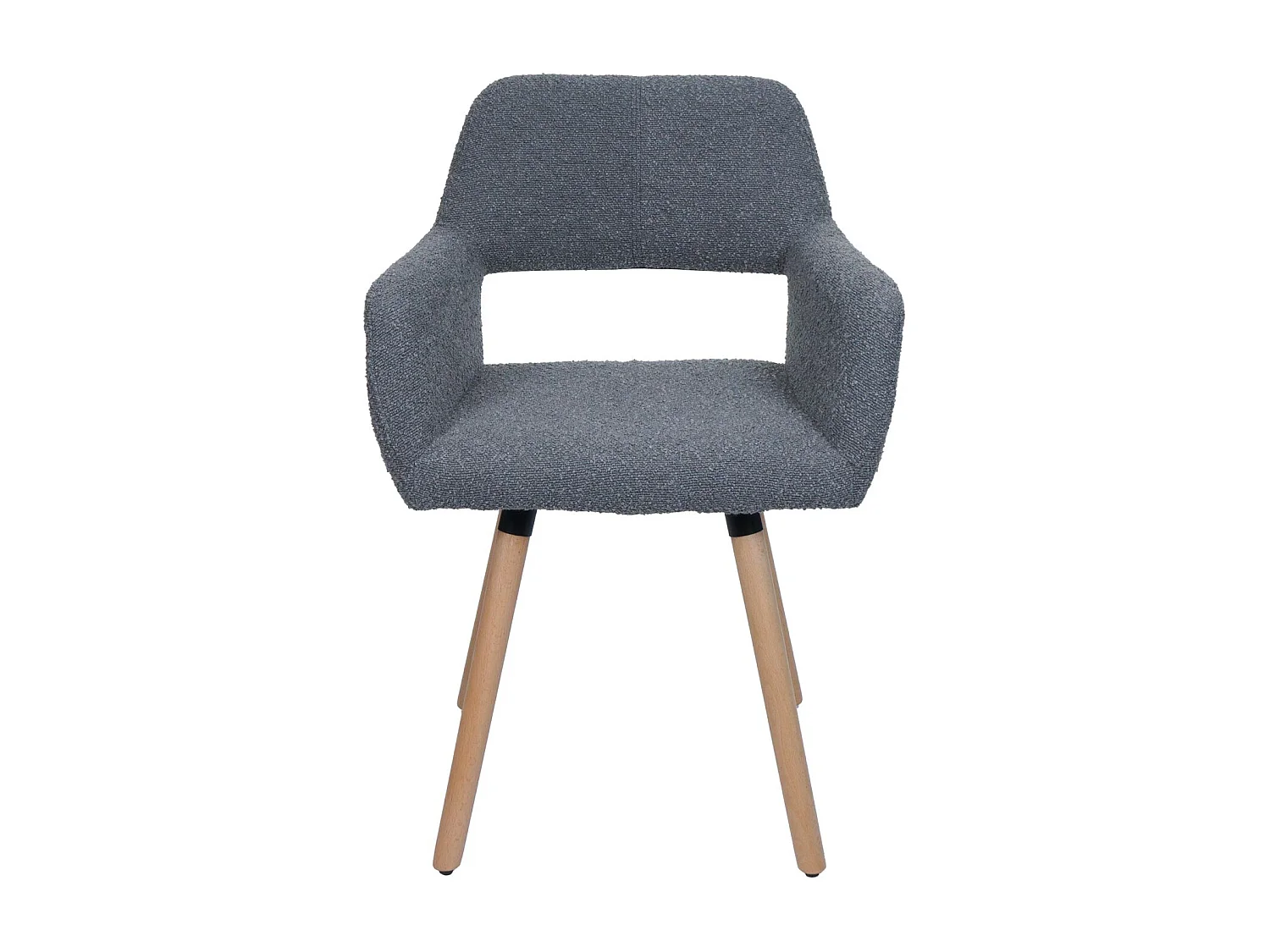 Chaise de salle à manger MCW-A50 II,  gris foncé