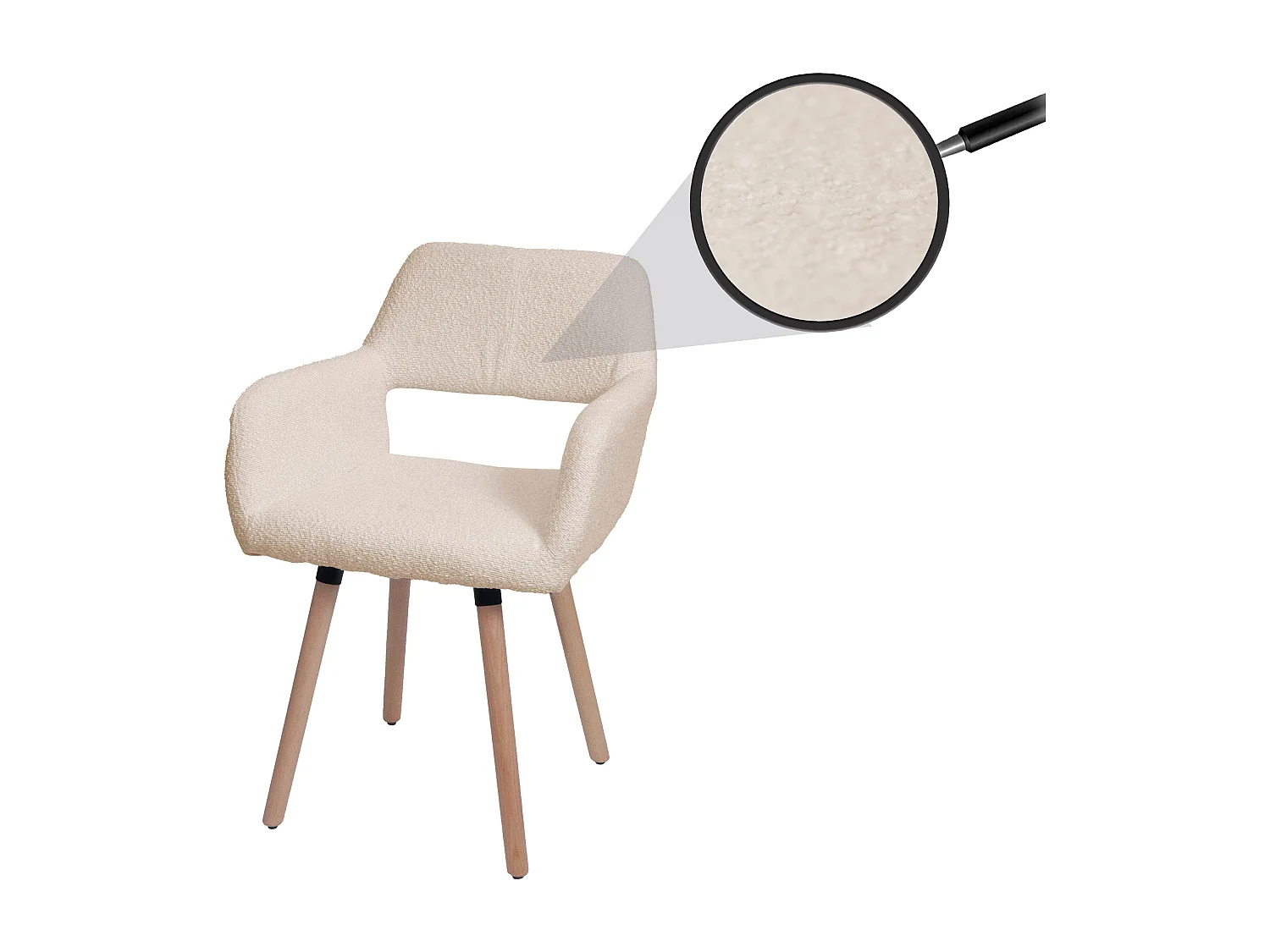 Eetkamerstoel MCW-A50 II,  beige