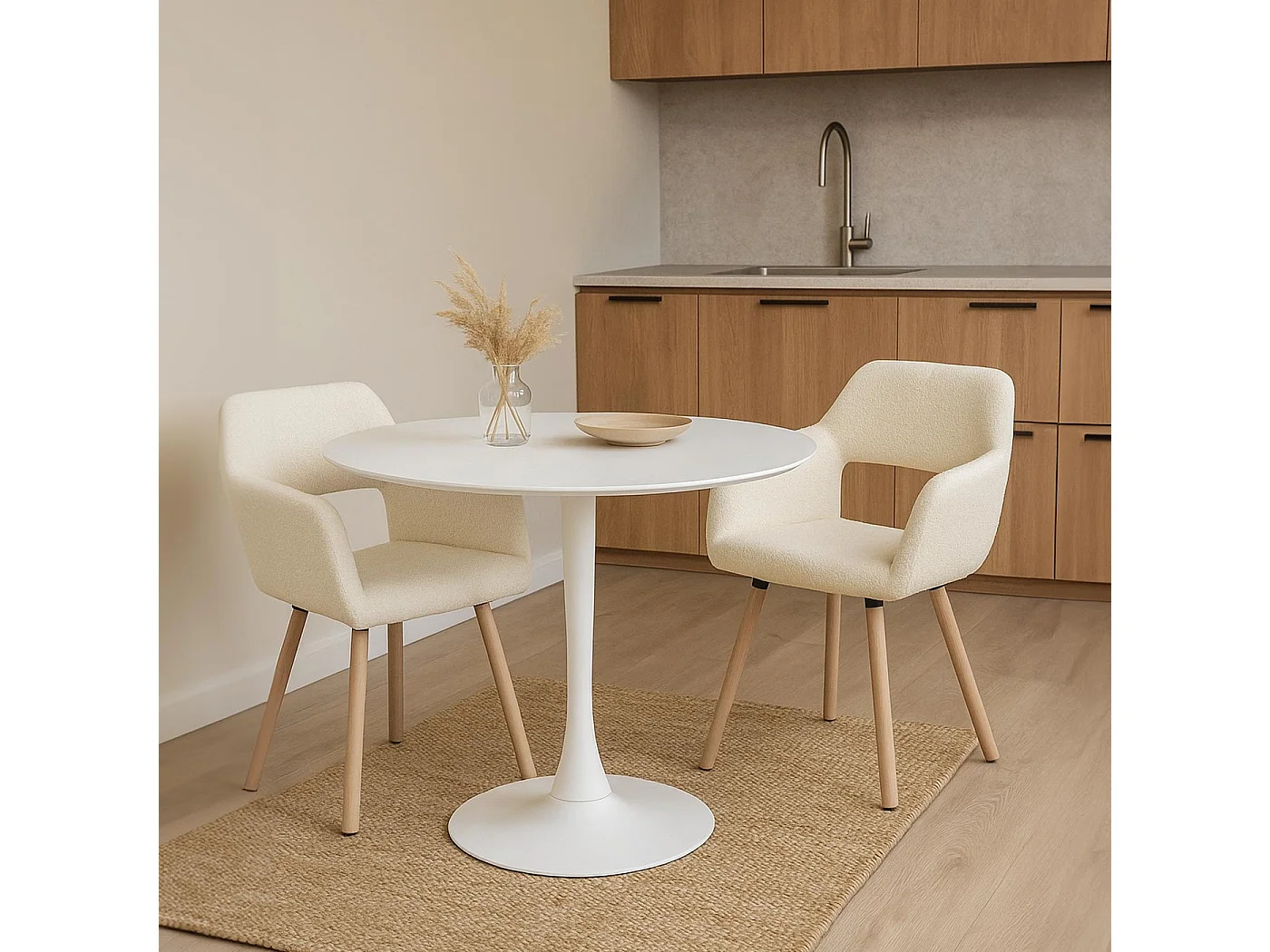 Eetkamerstoel MCW-A50 II,  beige